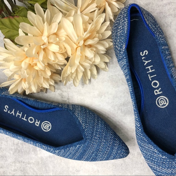 rothys indigo heather